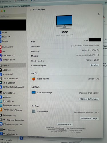 Imac pouces retina - imac, 5k
